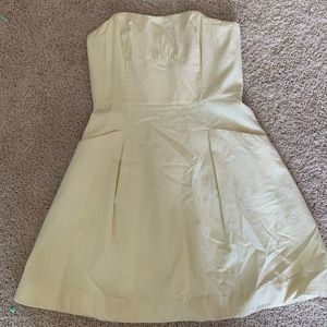 Lilly Pulitzer Yellow Seersucker Blossom Dress